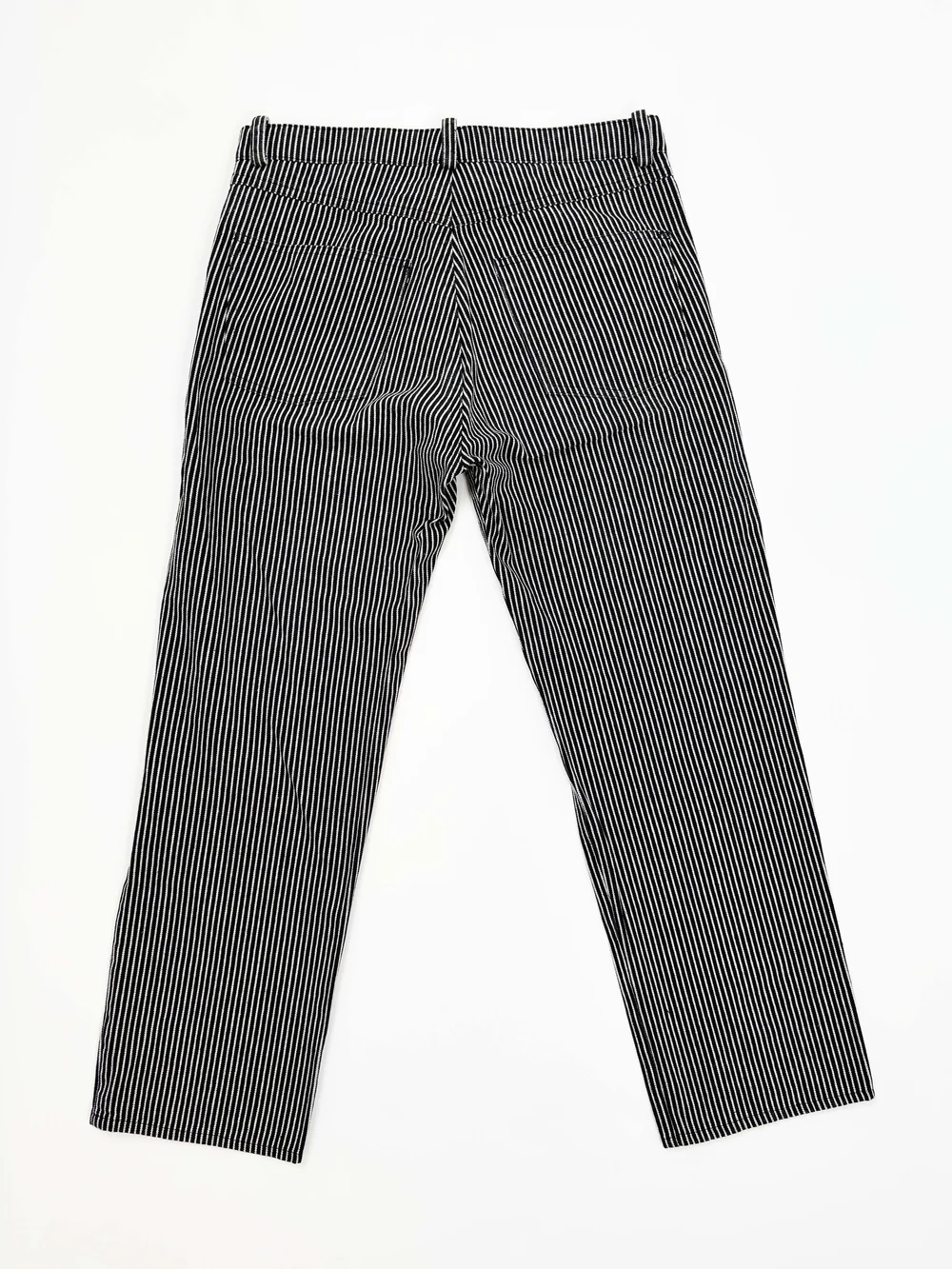 Balenciaga S/S 2001 metal clip striped pants — JAMES VELORIA